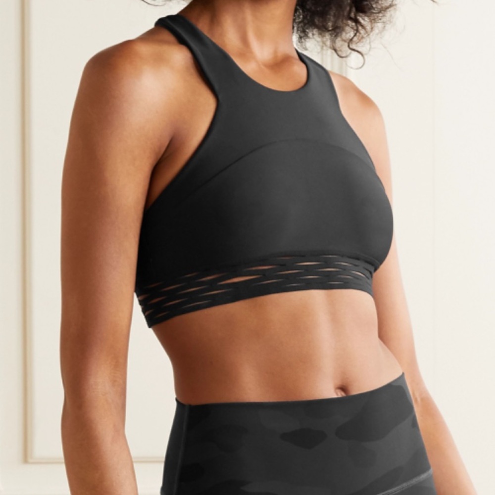 ALO Yoga Endear Bra Top in Black